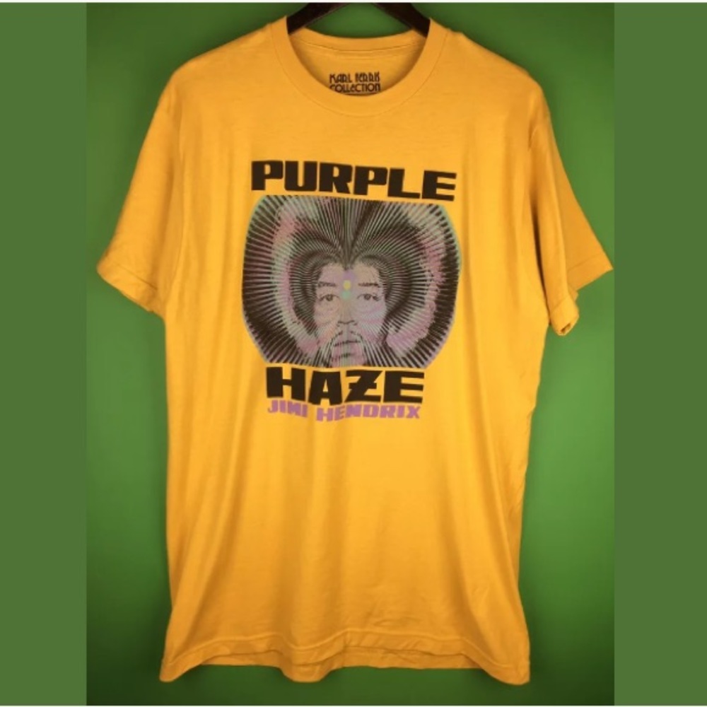 Karl Ferris Jimi Hendrix Men's Tee Purple Haze
